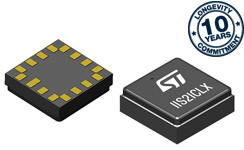 ST motion and environmental MEMS and sensors (photo graphic combination)