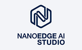 Logo of Nanoedge AI Studio (photo graphic combination)