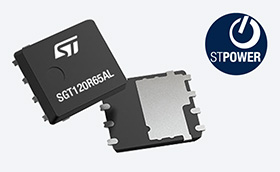 SGT120R65AL power device and STPower Logo (photo graphic combination)