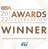 Outstanding EMEA Semiconductor Company award (photo)