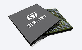 STM32MP1 microprocessor (photo)