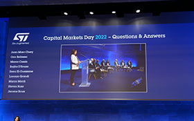 Presenation at Capital Market Days (photo)