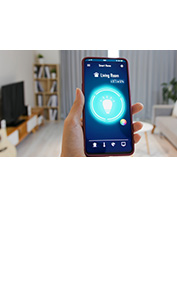 phone with smart home app (photo)
