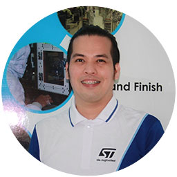Robert Portento , Environment specialist, ST Calamba (the Philippines) (portrait)